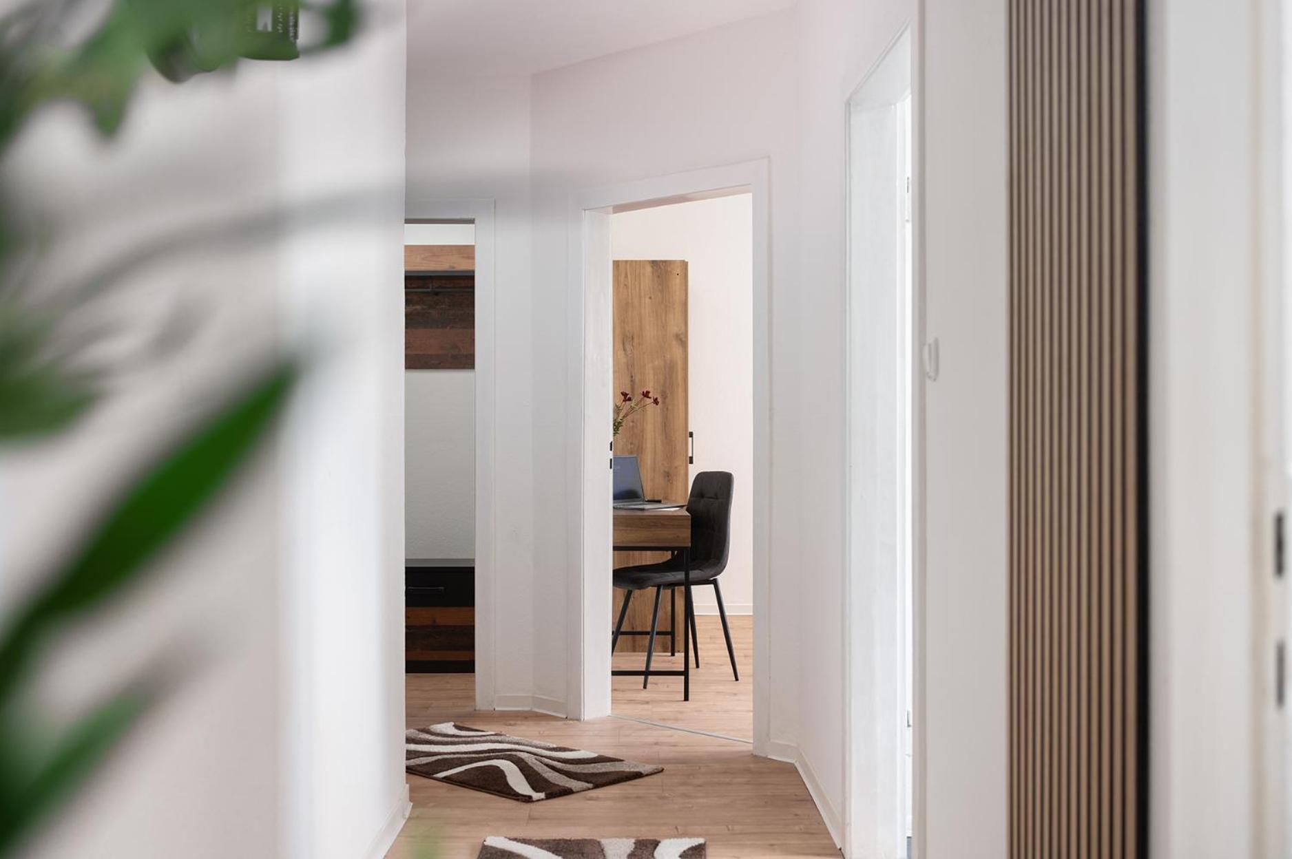 1-4 Gaeste Wohnung W-Lan, Netflix, Amazon, Parken, Arbeitsplatz, 24H Check In ,Vollausgestattet Kueche, Handtuecher Seife U,V,M Fuer Geschaeftsreisende, Paare, Familien , Datteln Exterior photo